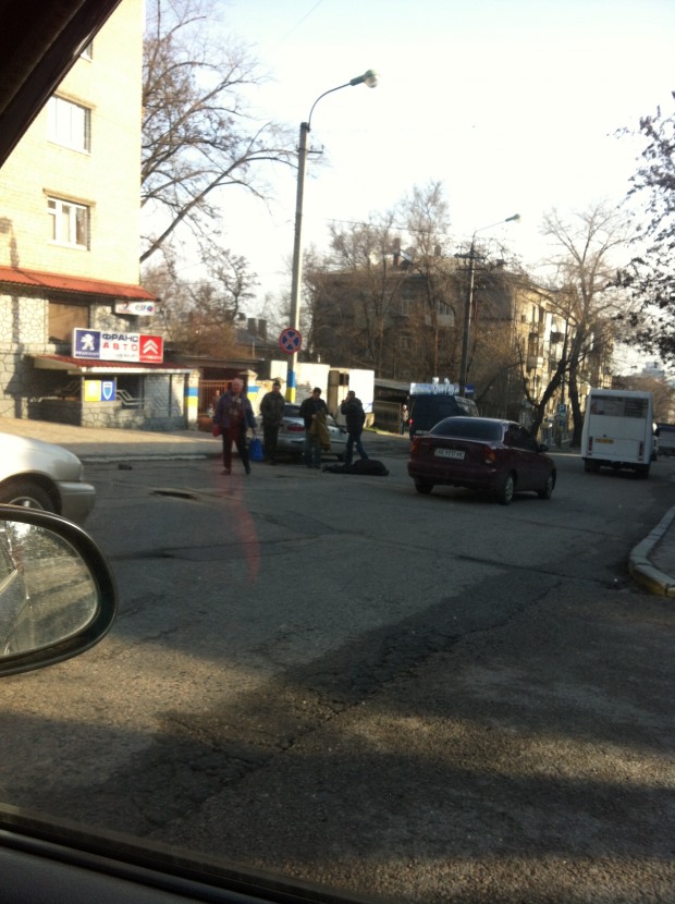 В Днепропетровске на ул. Артема произошло ДТП