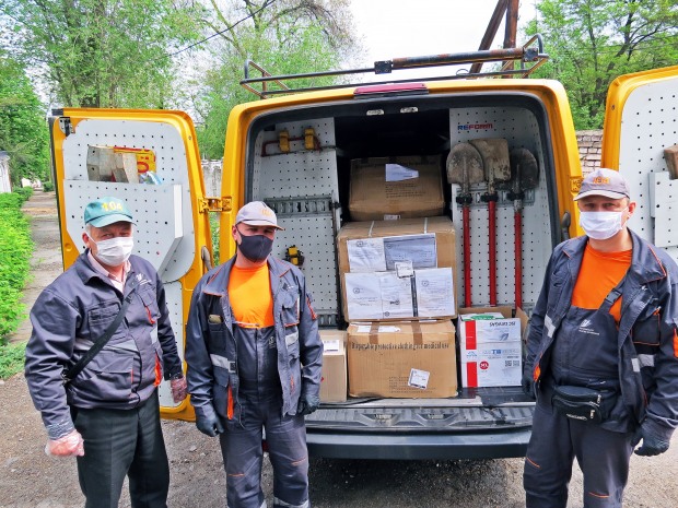Газовики Днепра передали очередную партию помощи медицинским работникам