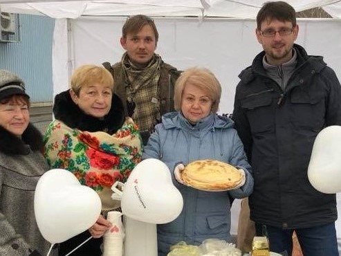 Криворізькі «батьківщинівці» привітали земляків зі святом Масляної