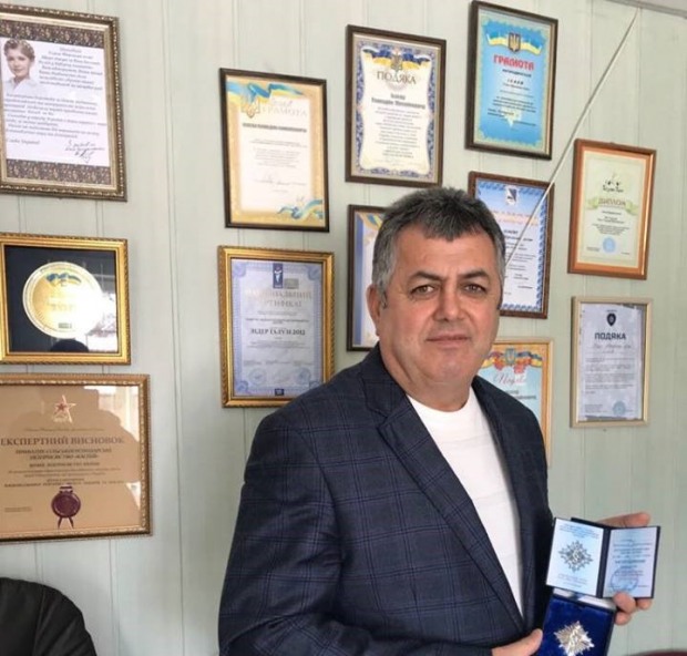 Гілал Ісаєв отримав нагороду за значну волонтерську діяльність та підтримку ЗСУ.