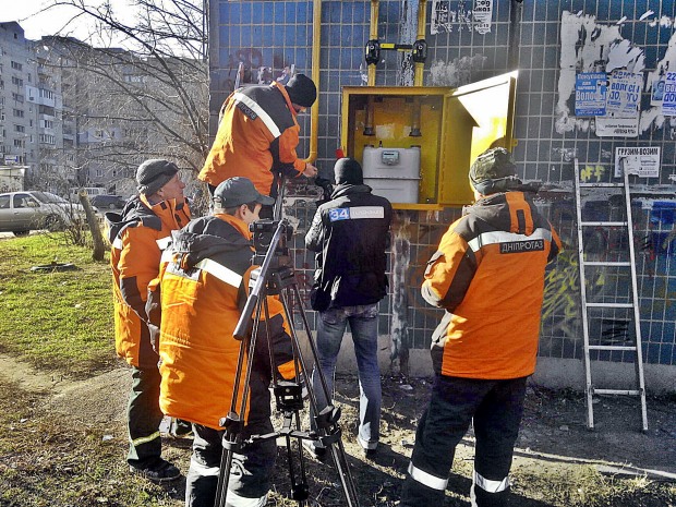 Газовые компании Днепропетровской области начали устанавливать общедомовые счетчики