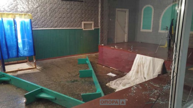 В Днепропетровской области разгромили избирательный участок