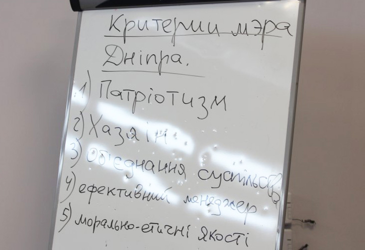 Представники громадських організацій Дніпра напрацювали «критерії лідера міста»
