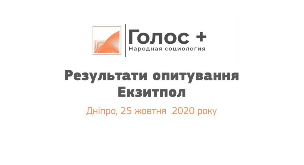 Экзитпол местных выборов в Днепре 25.10.2020