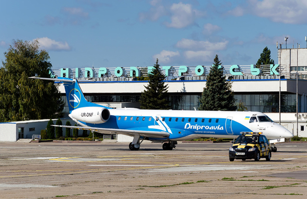 Пасажиропотік аеропорту Дніпра за 2020 рік знизився у 2,5 рази