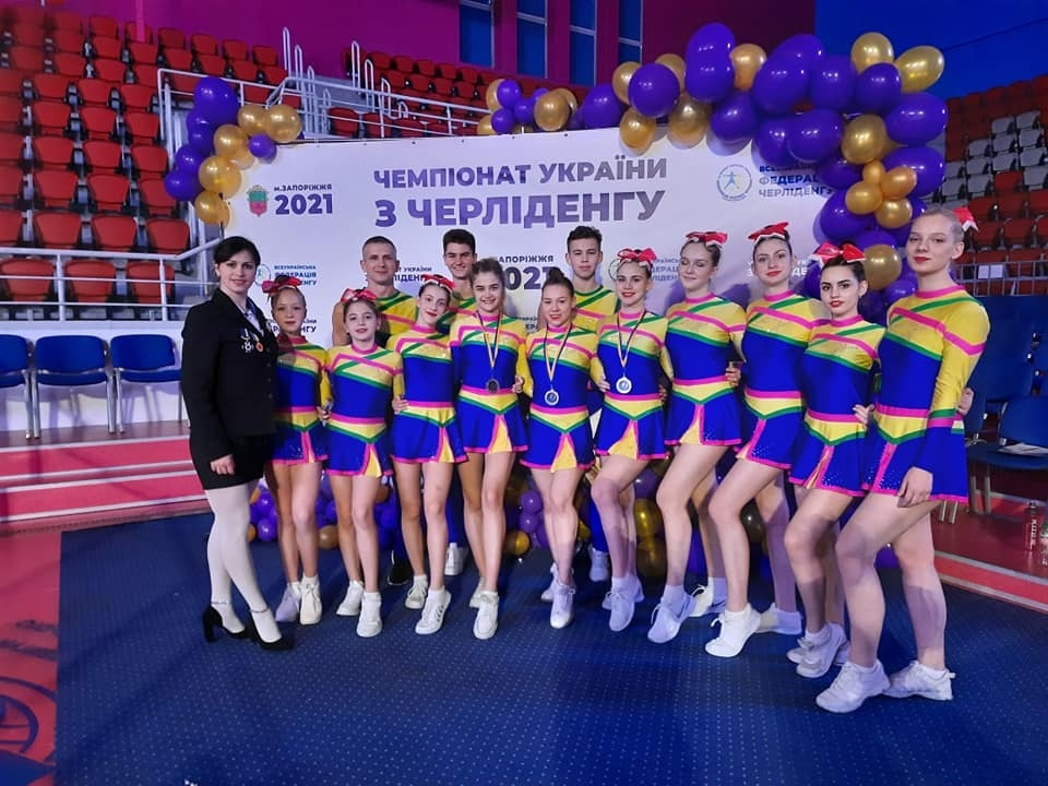 Дніпровські черлідери на Чемпіонаті України завоювали 26 медалей