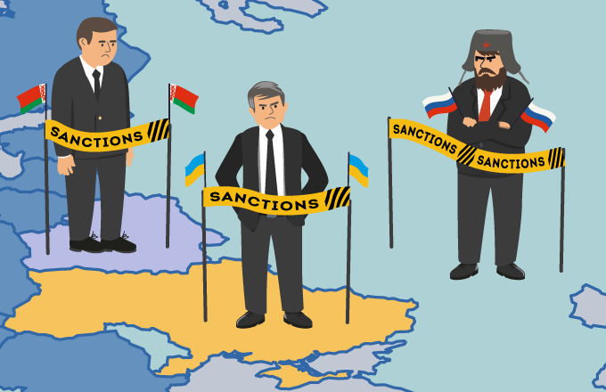 Скільки українців, росіян та білорусів під міжнародними санкціями?