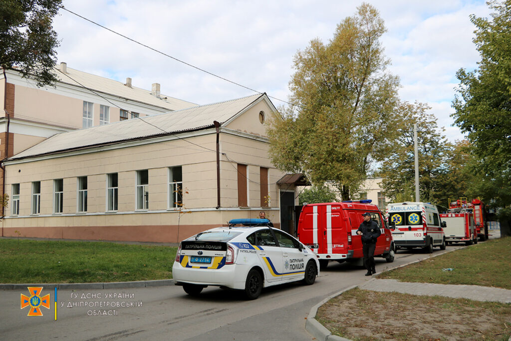 У Дніпрі сталась пожежа у школі