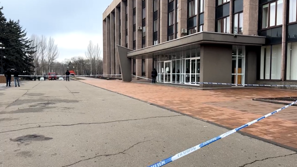 «Минирование» горсовета Кривого Рога оказалось антитеррористическим учением СБУ