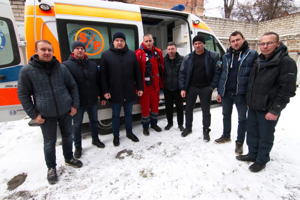 На Днепропетровщину из Польши прибыли санитарные автомобили