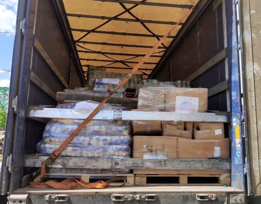 20 тонн гуманітарної допомоги  від Азербайджану приїхали до Дніпра