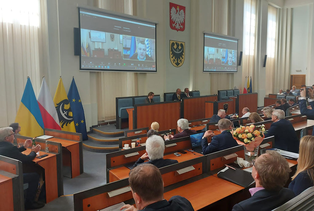 Лукашук розказав польським братам і сестрам про чотири фронта навколо Дніпропетровщини