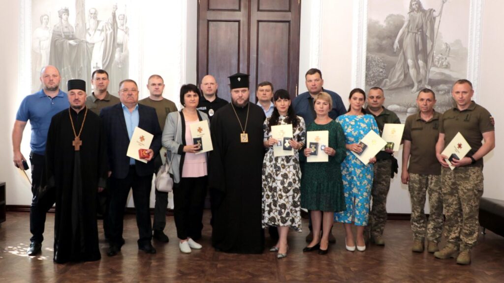 Нагородами Православної Церкви України відзначили військових, поліцейських, підприємців та представників місцевого самоврядування