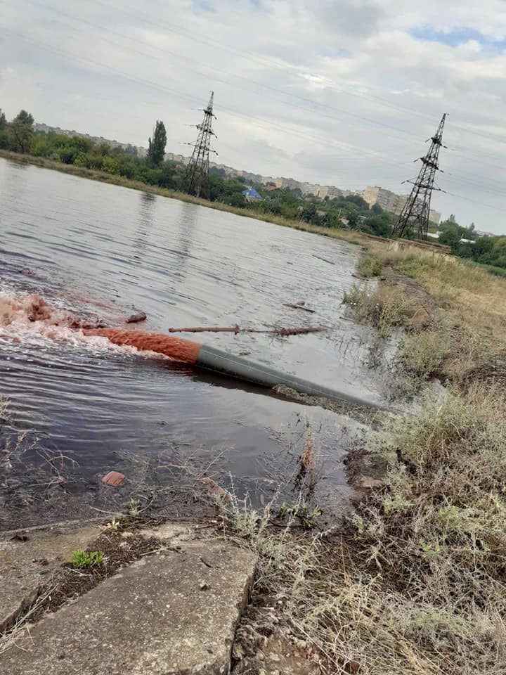 Через порив шахтні води потрапили в річку Саксагань, – криворізькі екологи
