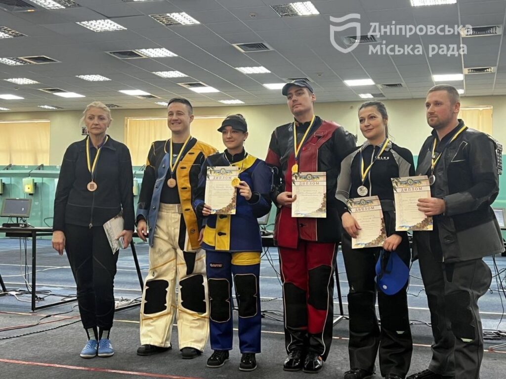 Спортсмени з Дніпра — переможці та призери зимового Чемпіонату України з кульової стрільби