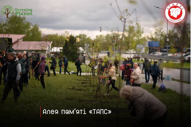 У Дніпрі висадили кленову Алею пам’яті