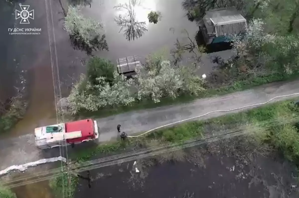 Через водопілля на Дніпропетровщині підтоплено майже сто домоволодінь та база відпочинку