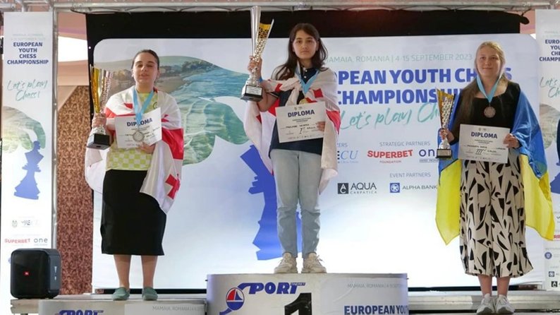 Шахістка з Дніпра Софія Москалець здобула бронзу на Чемпіонаті Європи