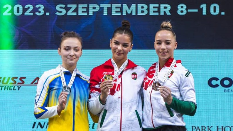 Дніпровська гімнастка на етапі Кубка світового виклику виборола дві срібні медалі