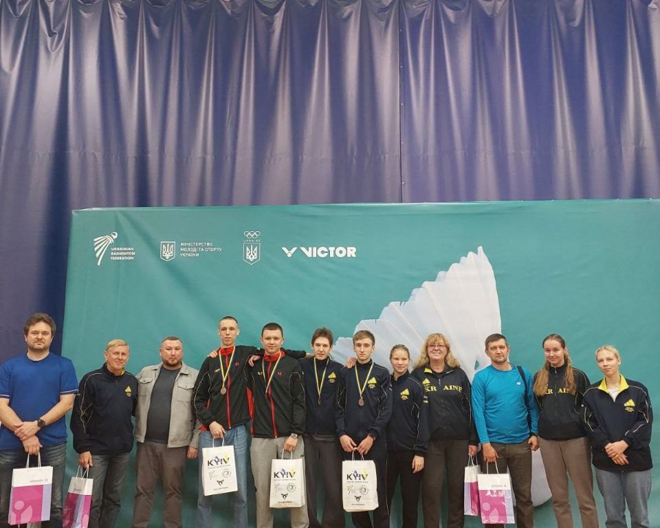 Спортсмени з Дніпропетровщини зайняли призові місця на Чемпіонаті України з бадмінтону
