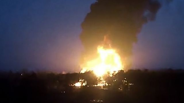 Українські дрони атакували нафтобазу в Брянській області РФ