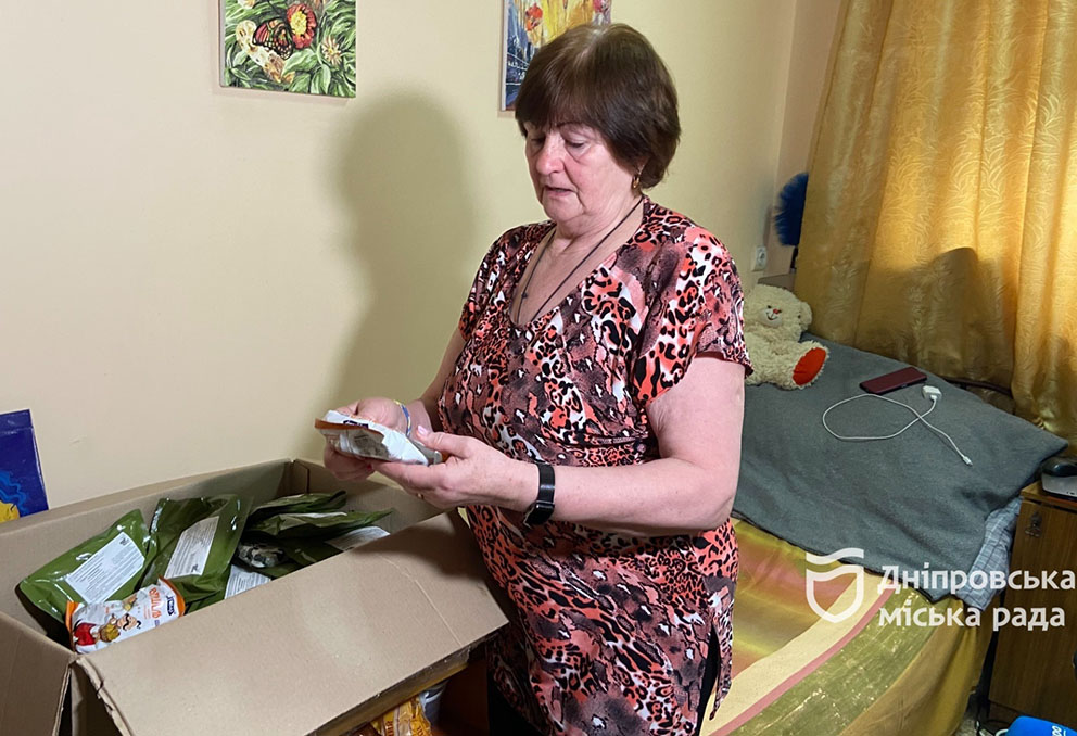 Як ВПО в Дніпрі можуть отримати набор продуктів харчування